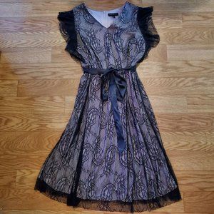 NEW Lane Bryant Lace Midi Dress Sz 18